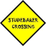 Cindy Sue's Animated Studebaker Crossing Sign